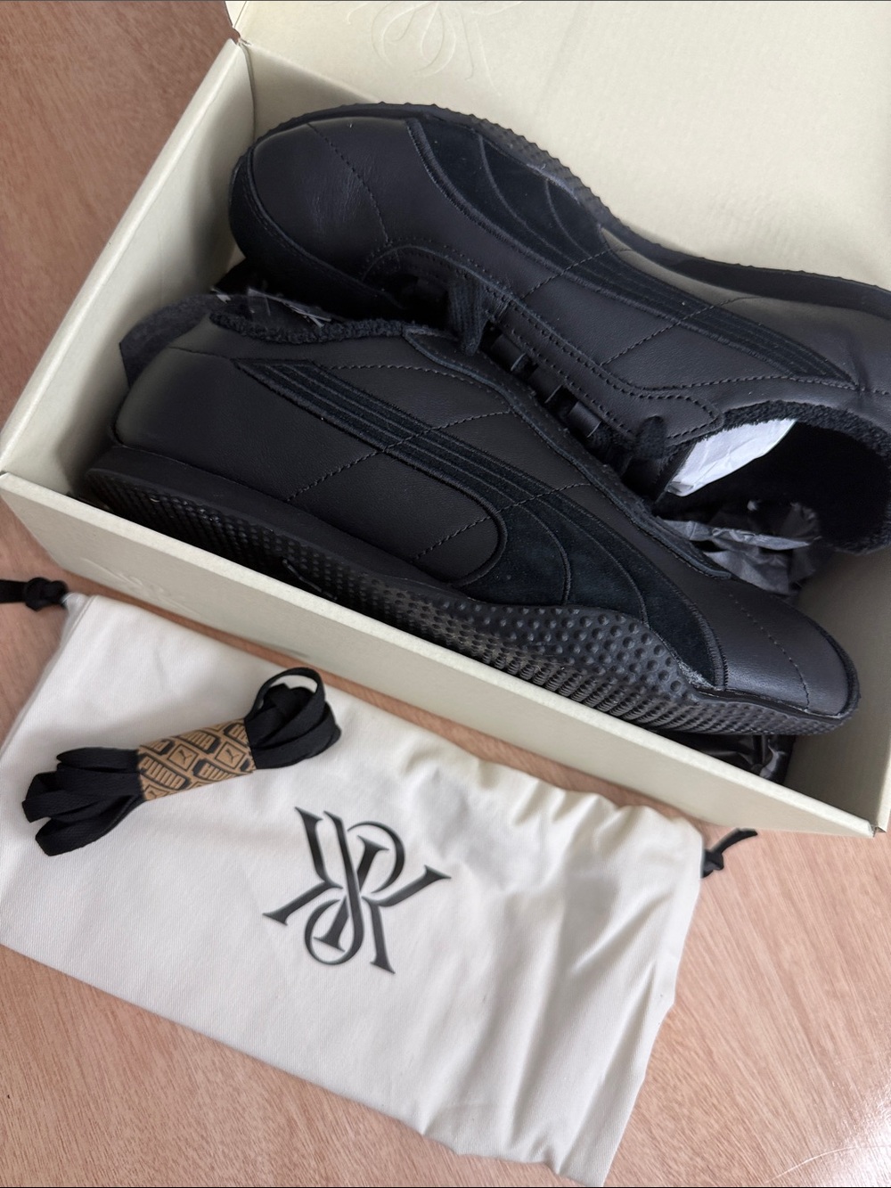 Kith x Puma H Street Black Low-Top Leather & Suede Sneakers